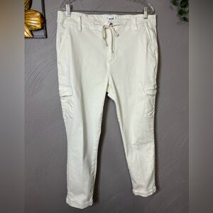 PAIGE‎  Off-White Cargo Style Ankle pants